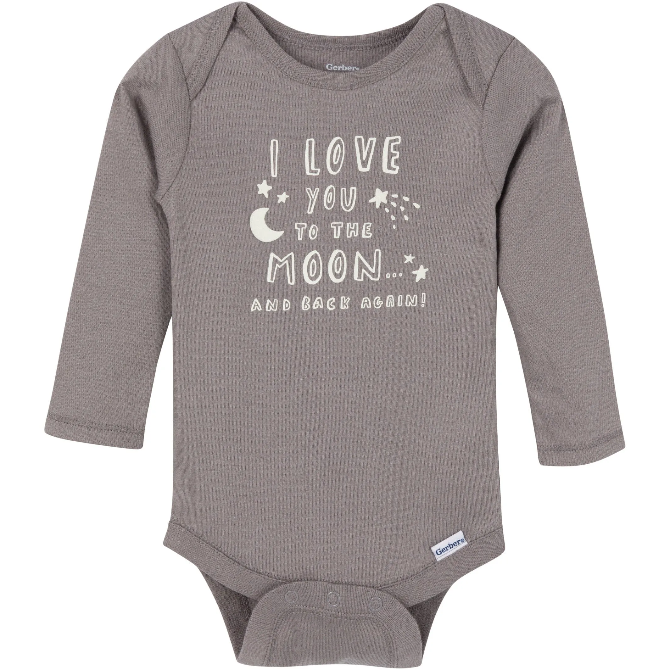 3-Pack Baby Neutral To The Moon and Back Onesies® Bodysuits