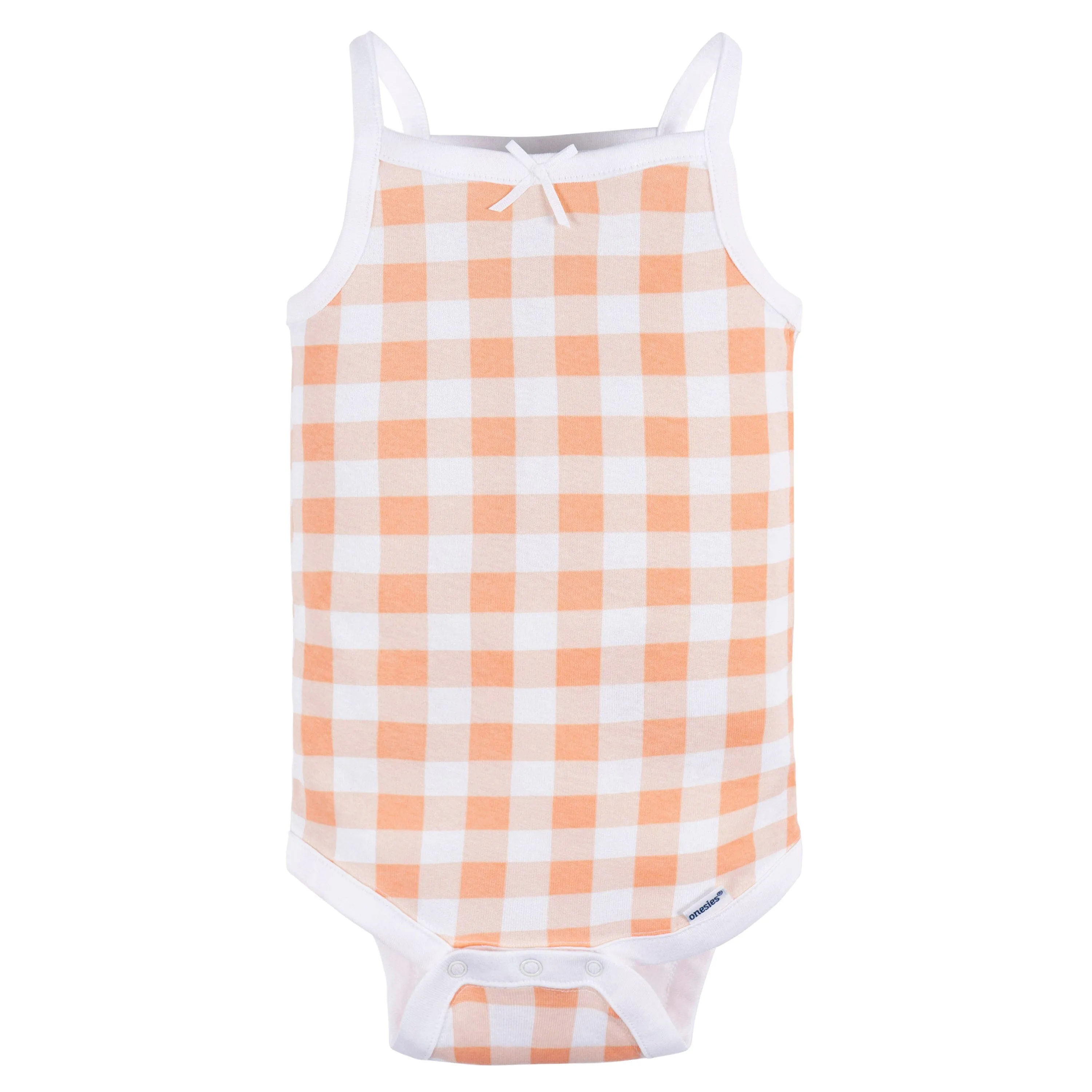 4-Pack Baby Girls Picnic Sleeveless Onesies® Bodysuits