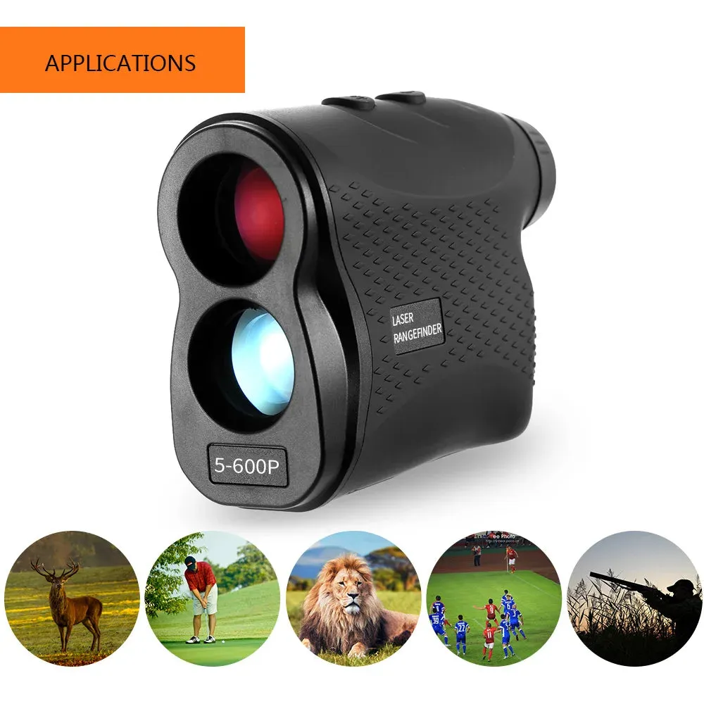 500M/600M/900M Golf Rangefinder Distance Meter Speed Tester Range Finder Digital Hunting Measurement Monocular Telescope