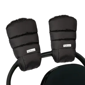 7 A.M. Enfant Warmmuffs - Black Plush