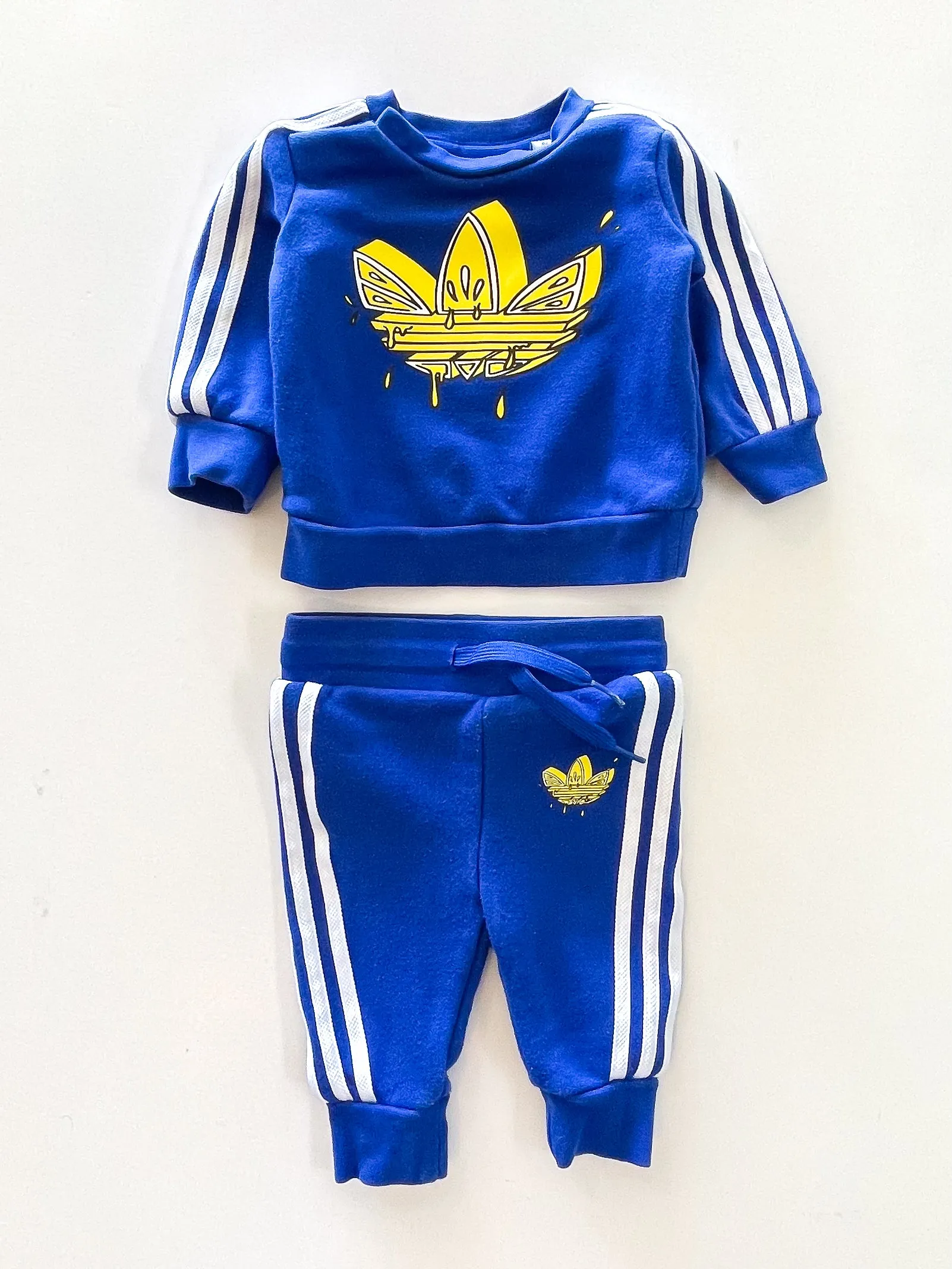 Adidas graphic trefoil crew set (3m)