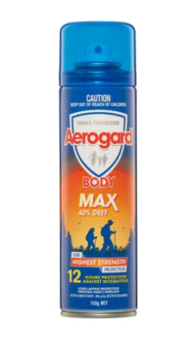 Aerogard 40% Deet Highest Strength Aerosol 150g