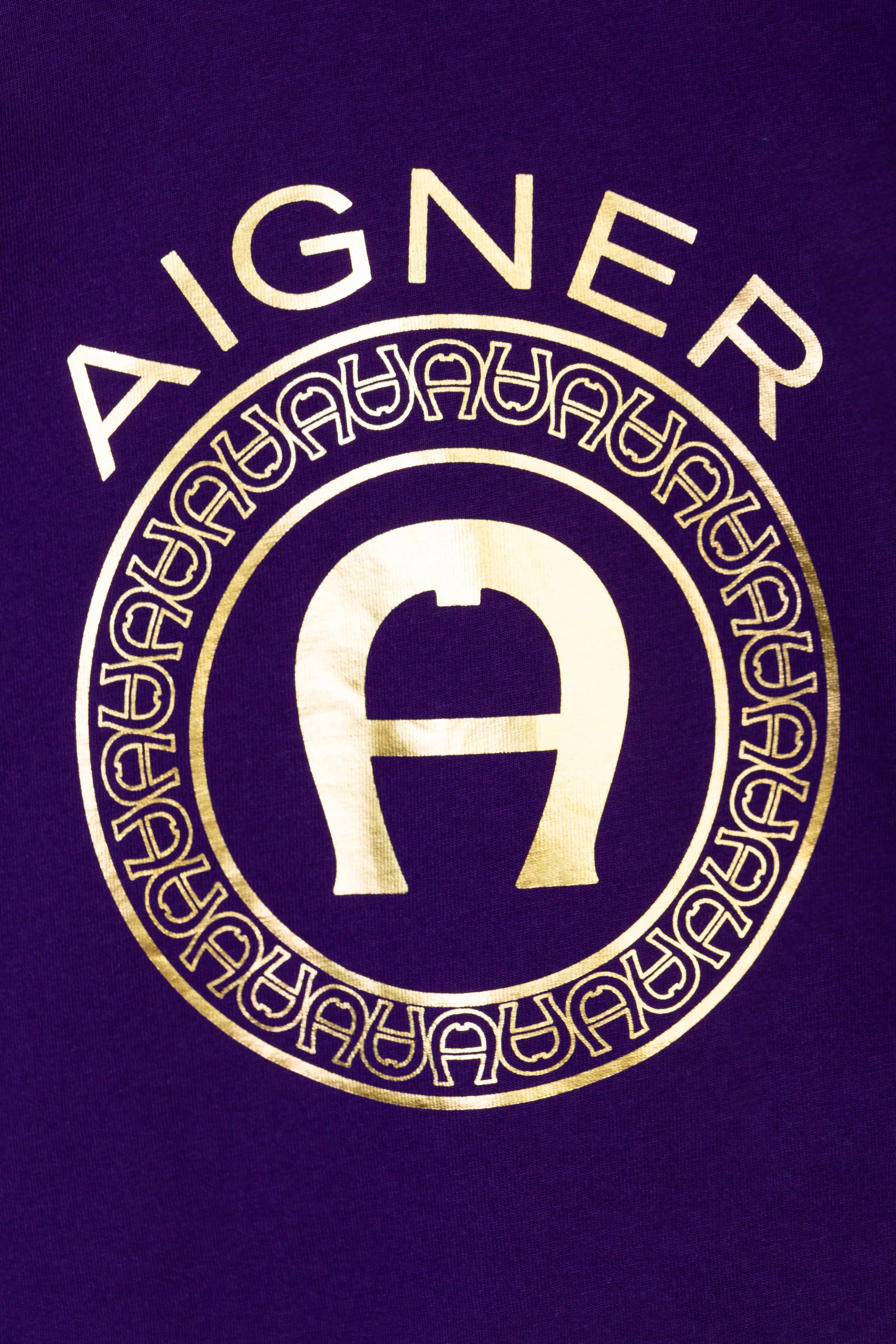 Aigner Kids Baby Boy's Purple Sleeve T-shirt