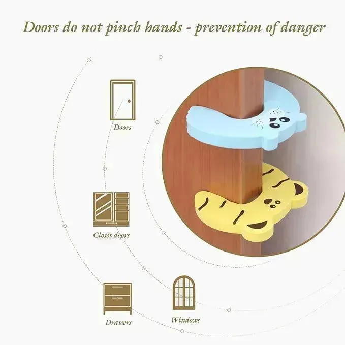 Anti-Pinch Door Stopper For Kids Safety