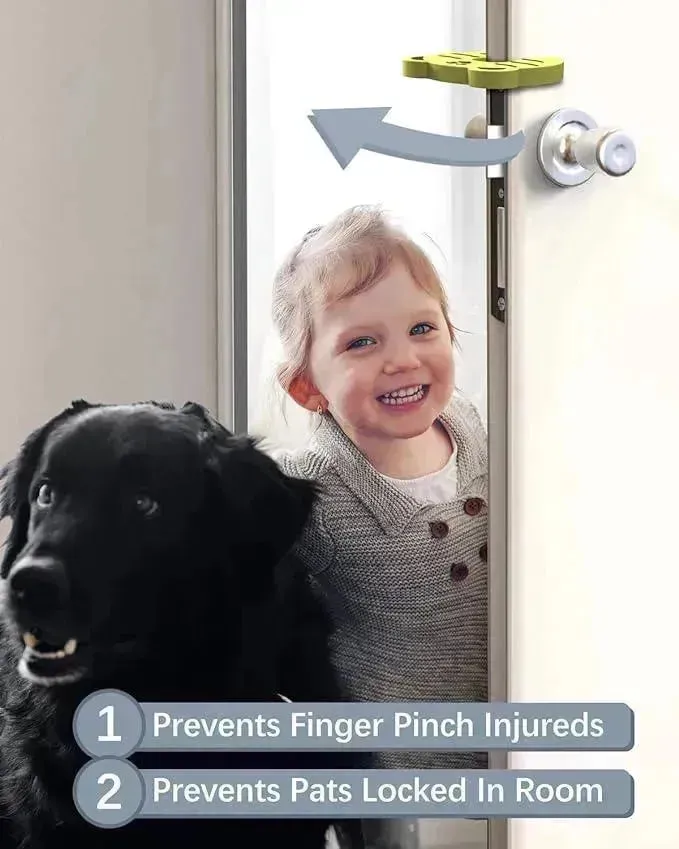 Anti-Pinch Door Stopper For Kids Safety