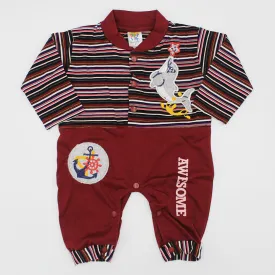 Baby Dolphin Full Sleeves Romper for 0-12 months