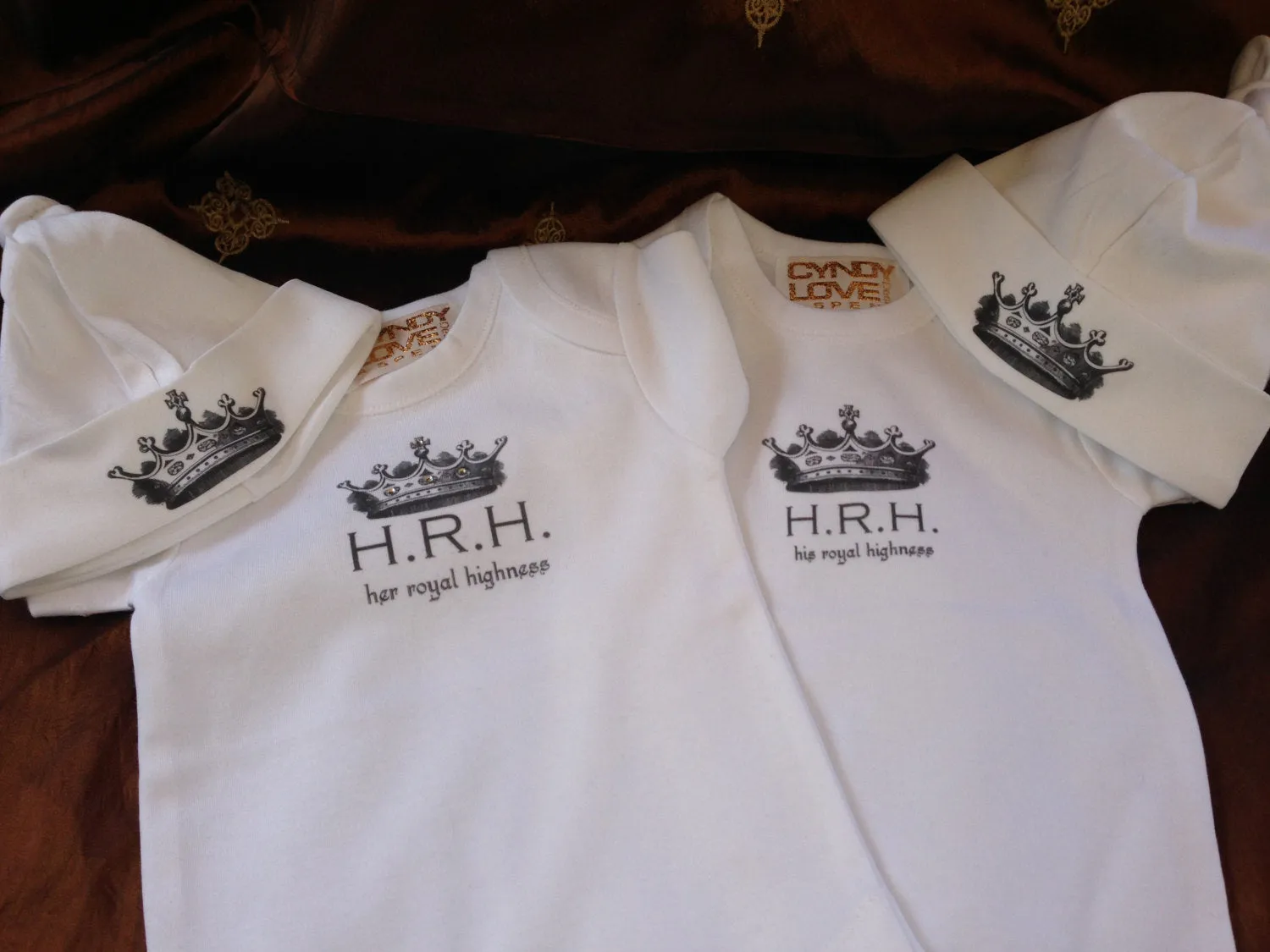 Baby Girl Bodysuit, TShirt for HRH "Her Royal Highness"