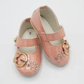 Baby Girl New Fancy Stone Buckle Shoes for 0-12 Months