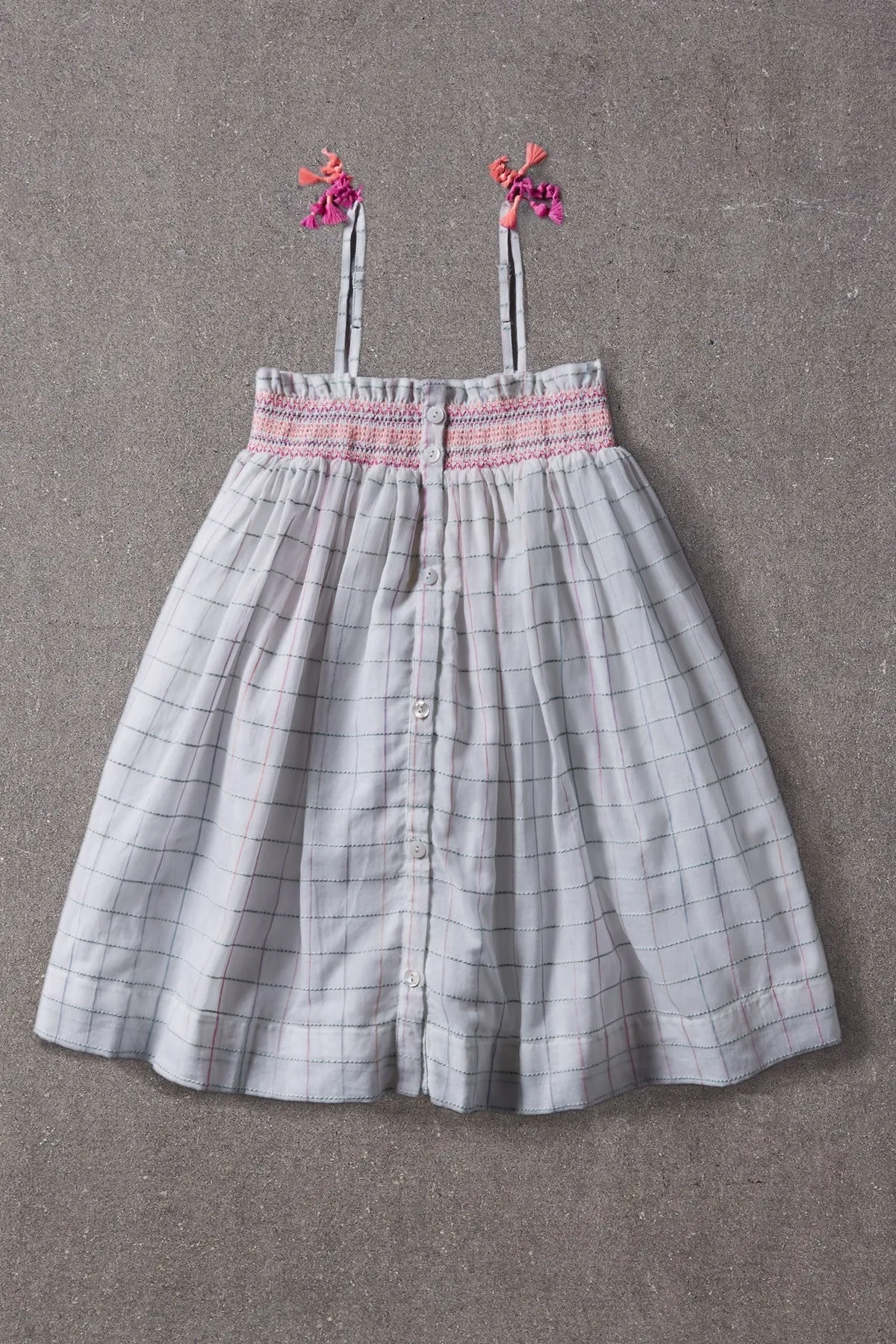 Baby Girls Dress Nellystella Camila - Space Dye Check