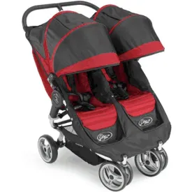 Baby Jogger City Mini Double 2009 Red/Black