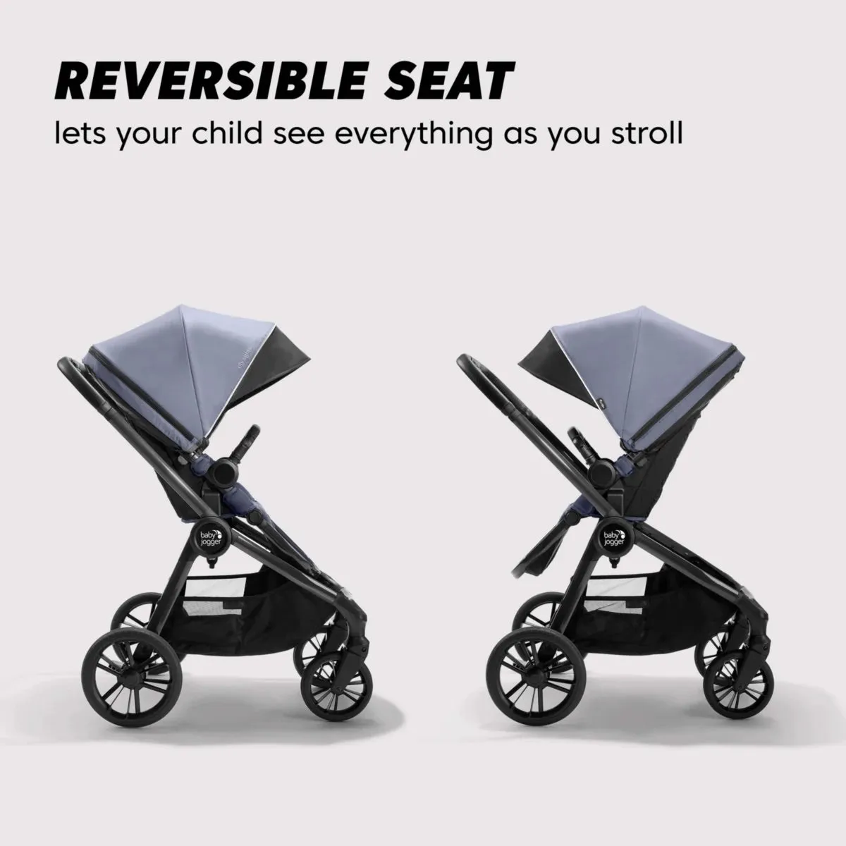 Baby Jogger City Sights Stroller - Commuter Bundle with Antimicrobial Fabric