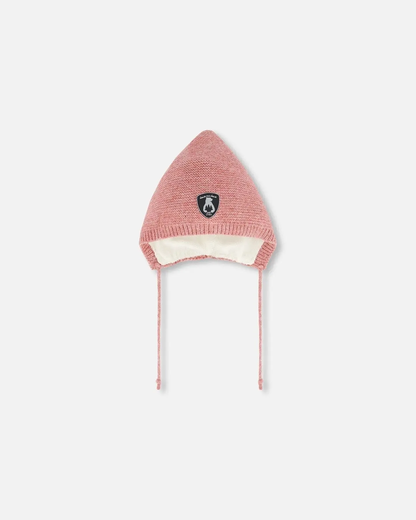 Baby Pointed Knit Hat In Pink