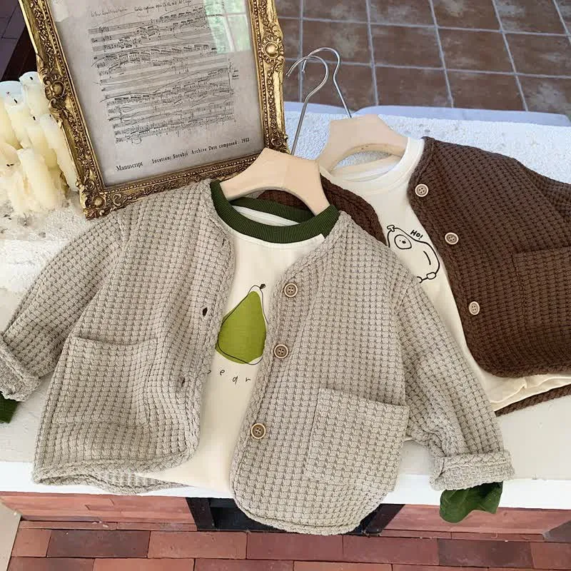 Baby Toddler Solid Color Jacket