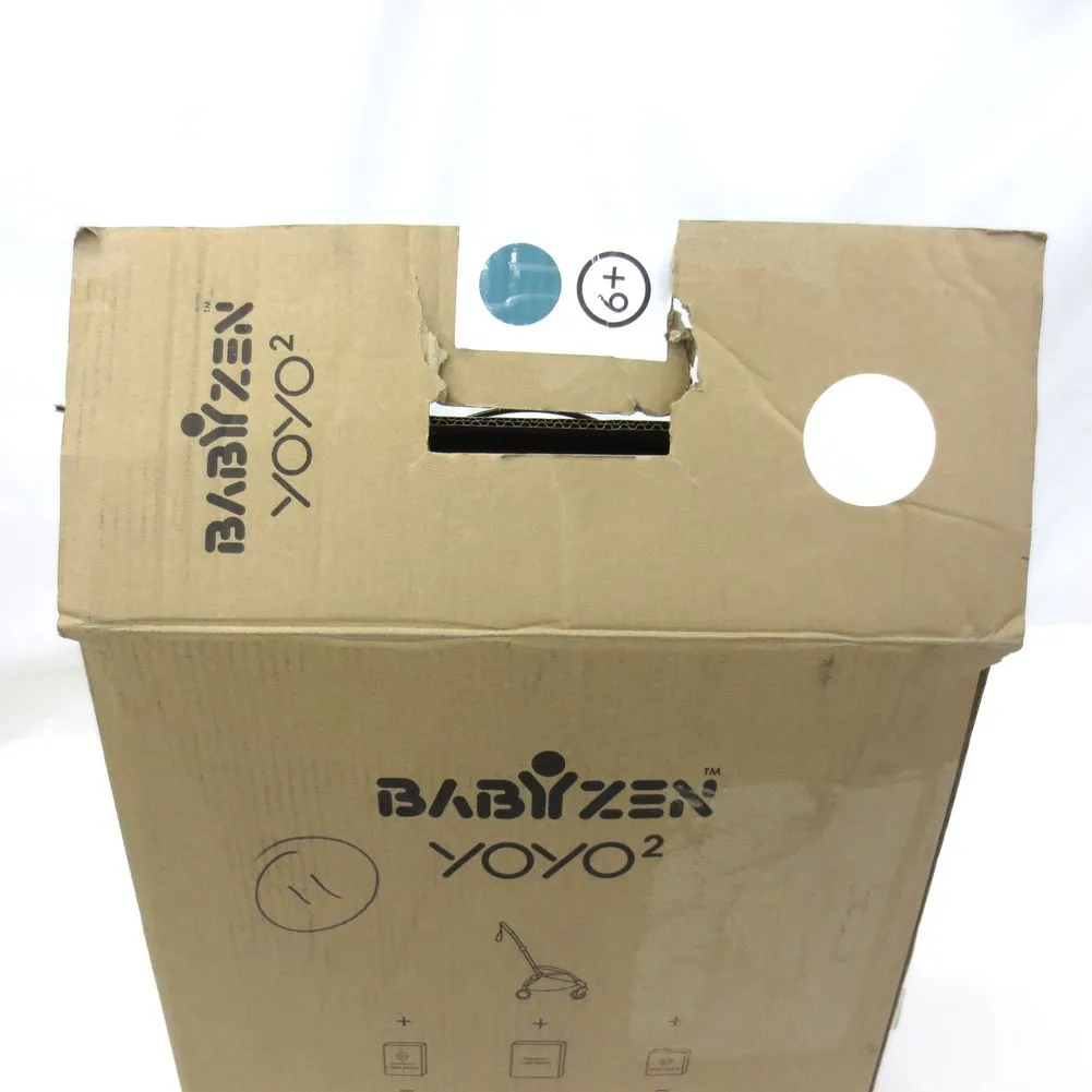 BabyZen YOYO2 6  Stroller - Aqua with White Frame (73992GP) (Open Box)