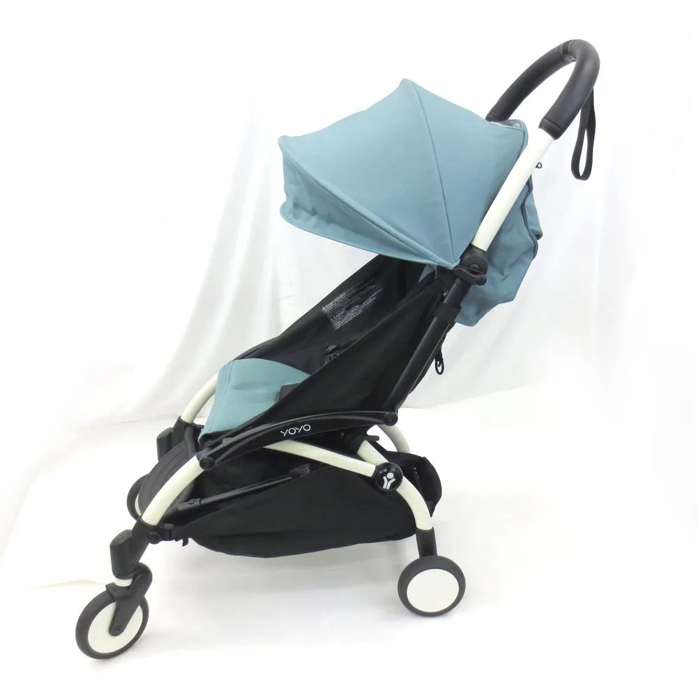 BabyZen YOYO2 6  Stroller - Aqua with White Frame (73992GP) (Open Box)