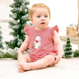 Bebe Christmas Kookaburra Bodysuit - Red Stripe