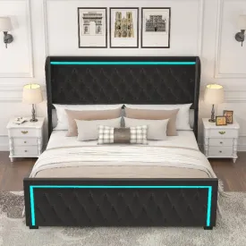 Bed Frame With High headboard