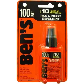 Ben's-100 Tick & Insect Repellent Pump - 1.25 oz