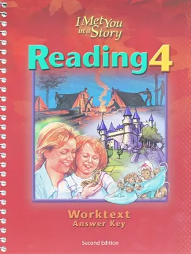 BJU Press Reading 4 Worktext Teacher's Edition, 2nd Edition