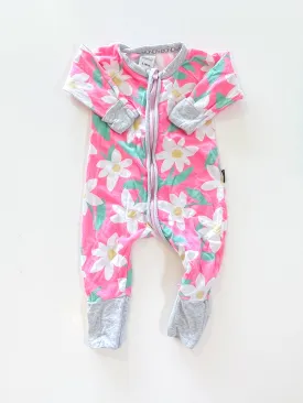 Bonds wondersuit - pink daisy '20 (0-3m)