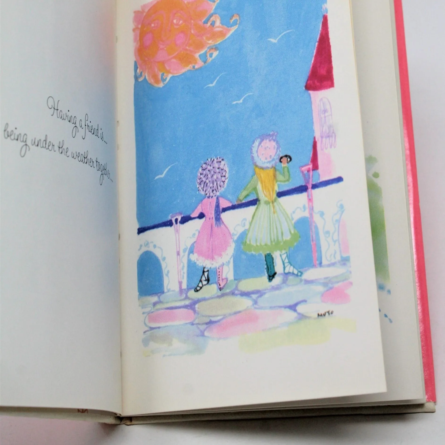 Book, Hallmark, Having a Friend Is..., Dean Walley, Vintage 1971