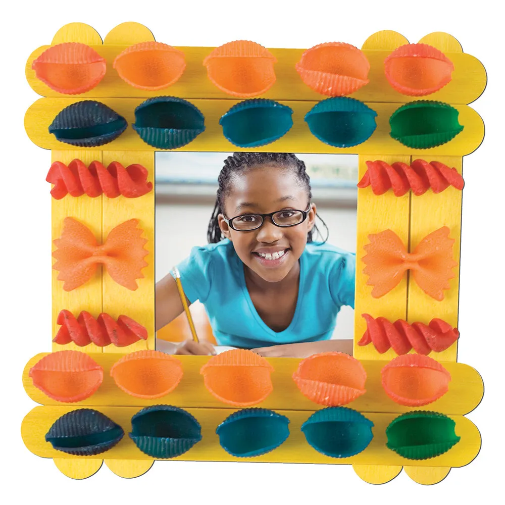 Brightly Colored Macaroni Shapes | 1 lb. Non-Toxic Craft Shapes