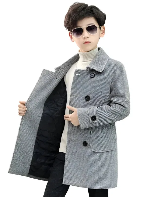 Button Wool Coat