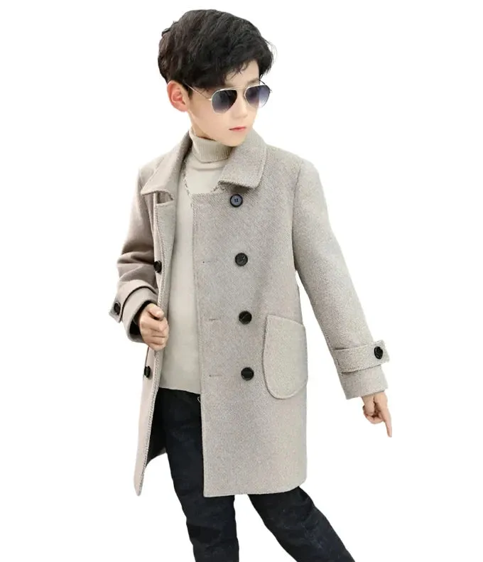 Button Wool Coat