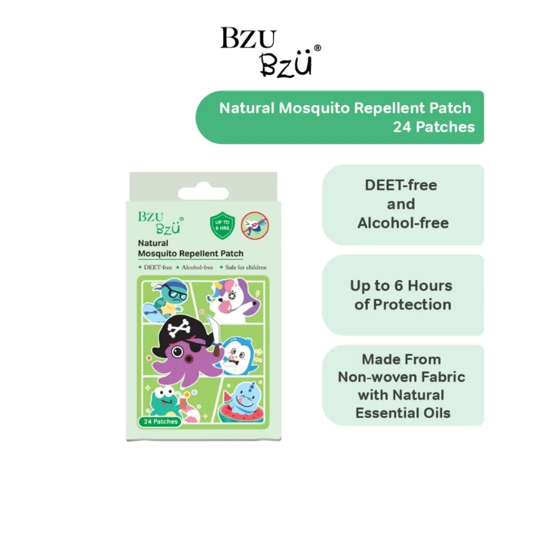 Bzu Bzu Natural Mosquito Repellent Patch (24 Patches)