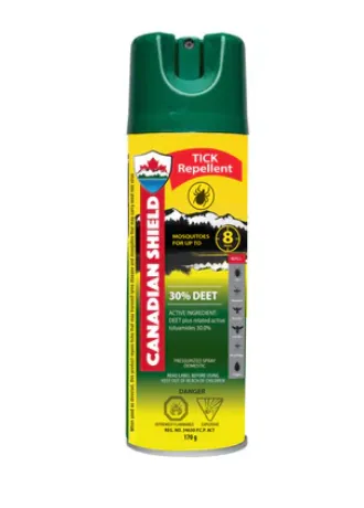 Canadian Shield Insect Repellent TICK 170G 30% DEET Aerosol