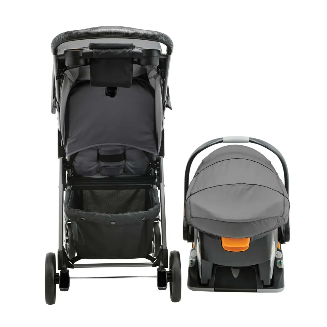 Chicco Mini Bravo Plus Travel System - Slate (6 months till 22.7kg)