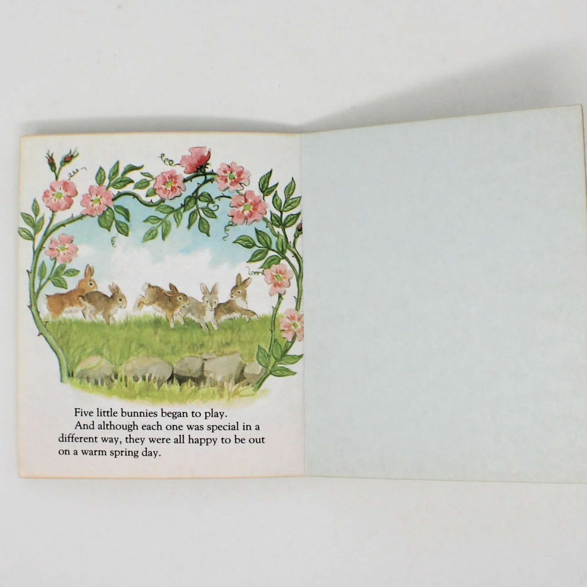 Children's Book, First Little Golden Book, Five Little Bunnies, Hardcover, Vintage 1985