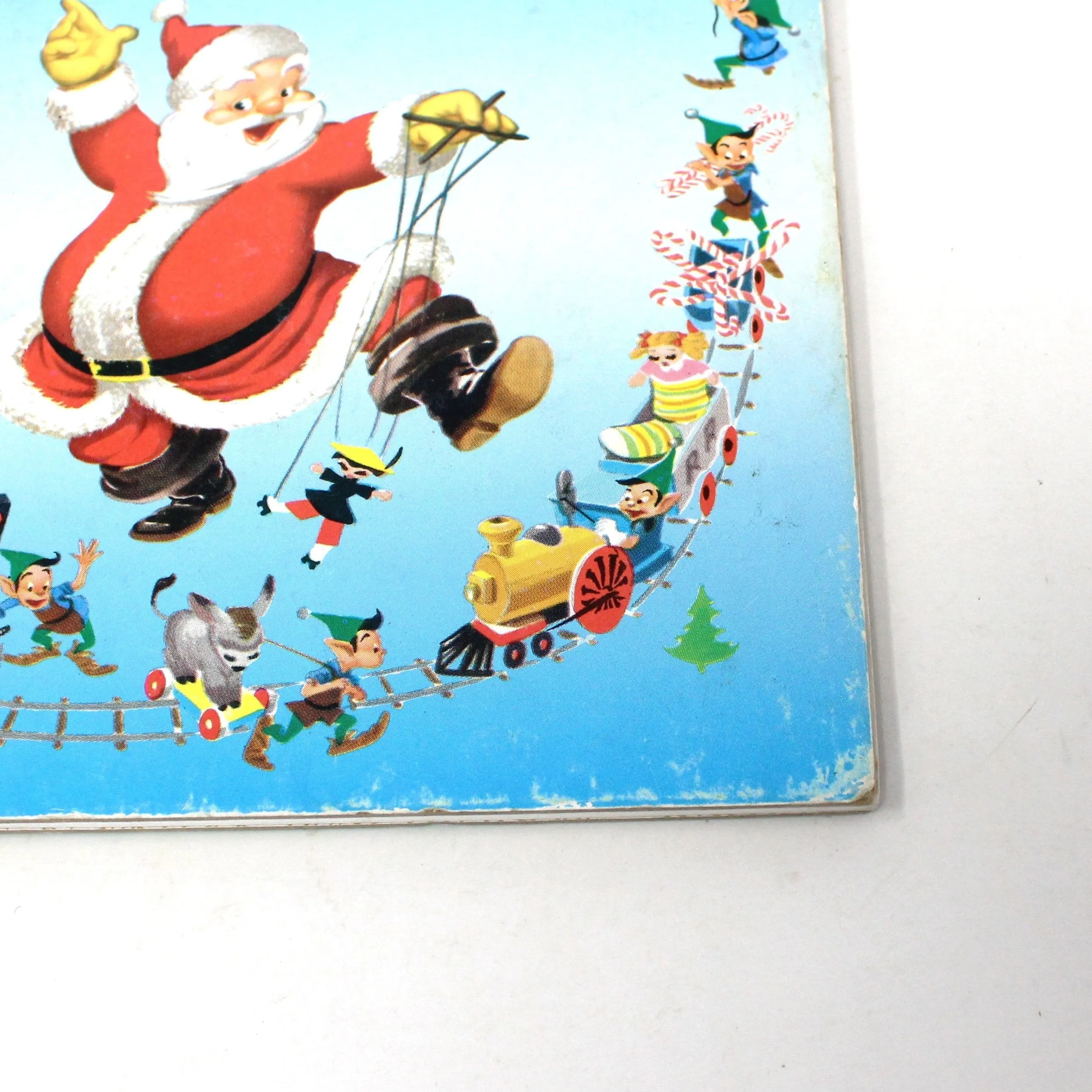 Children's Book, Little Golden Book, Disney's Santa's Toy Shop, Hardcover, Vintage 1992