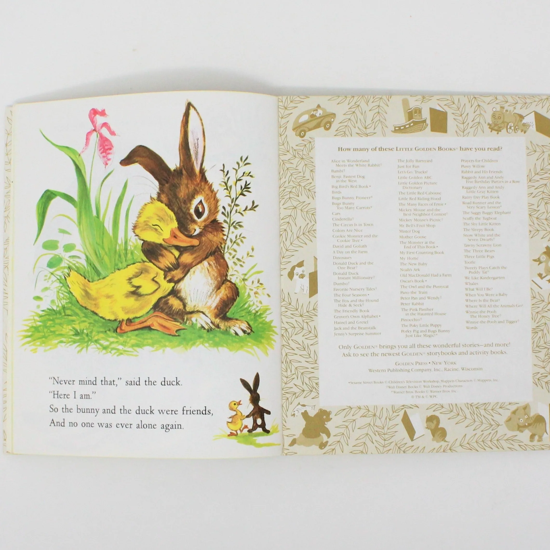 Children's Book, Little Golden Book, The Golden Egg Book, Hardcover, Vintage 1975