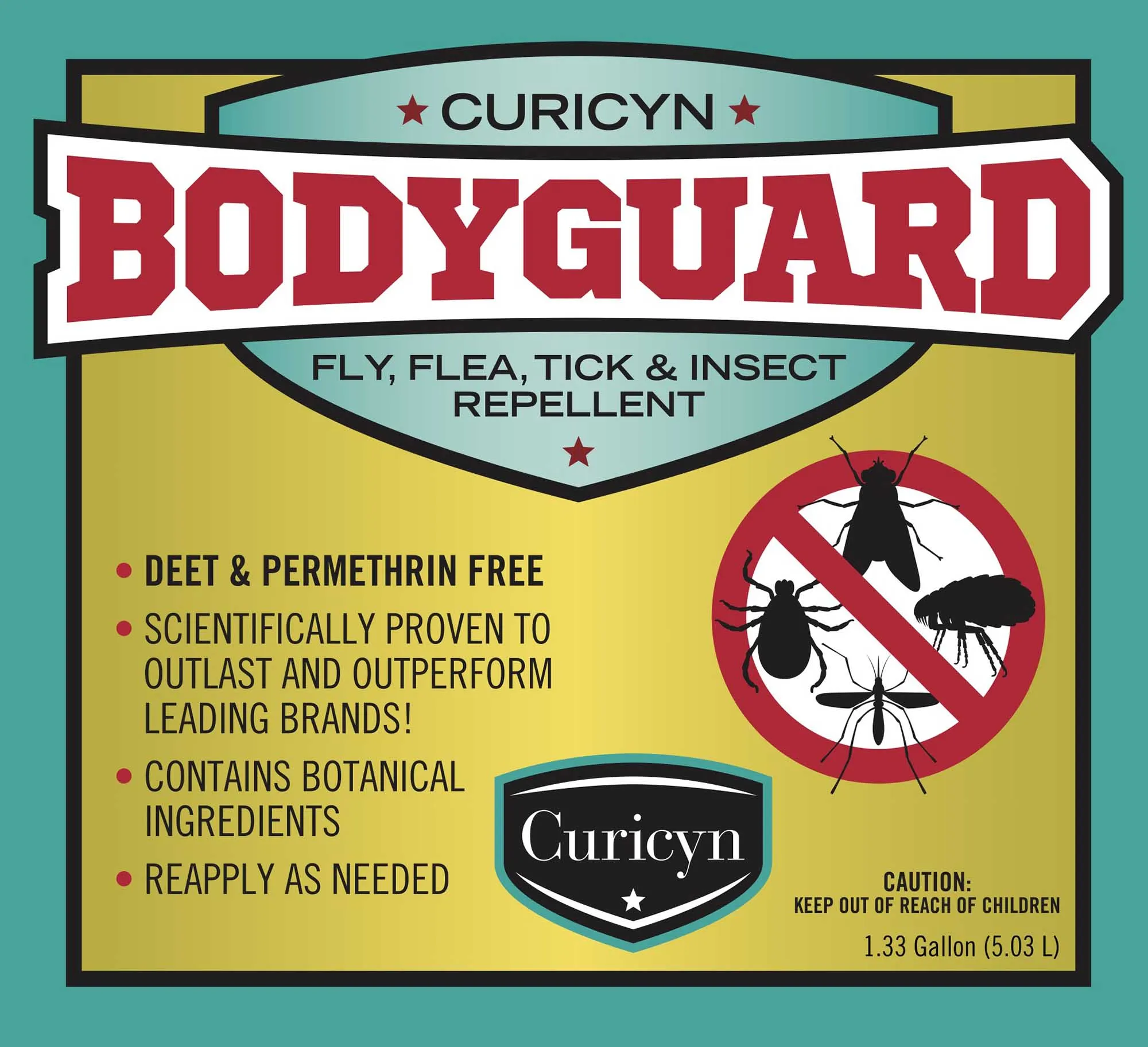 Curicyn's Bodyguard Fly, Flea, Tick and Insect Repellent