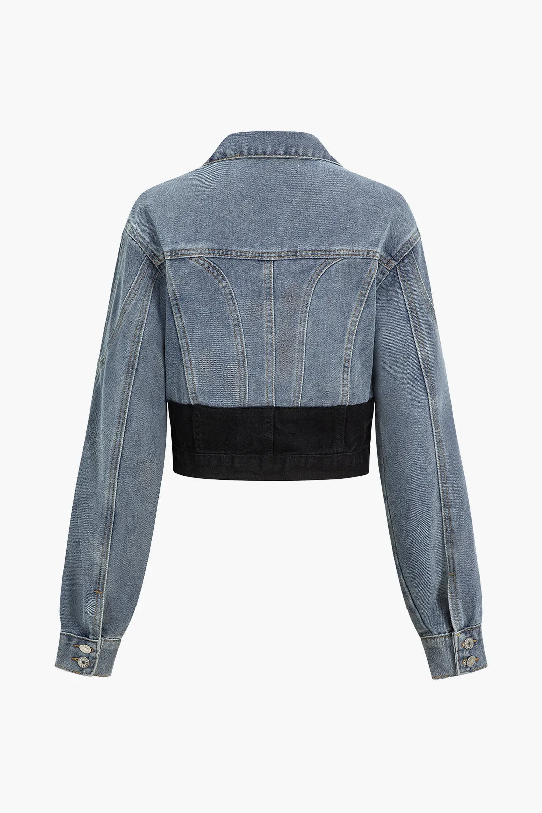 Denim Patchwork Outerwear