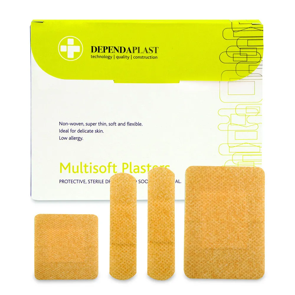 Dependaplast Multisoft Plasters Assorted - Box of 100