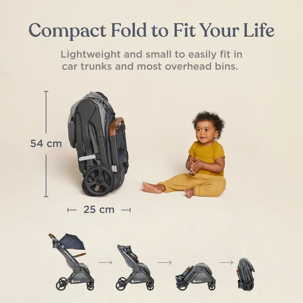 Ergobaby Metro  Deluxe Compact City Stroller -London Grey