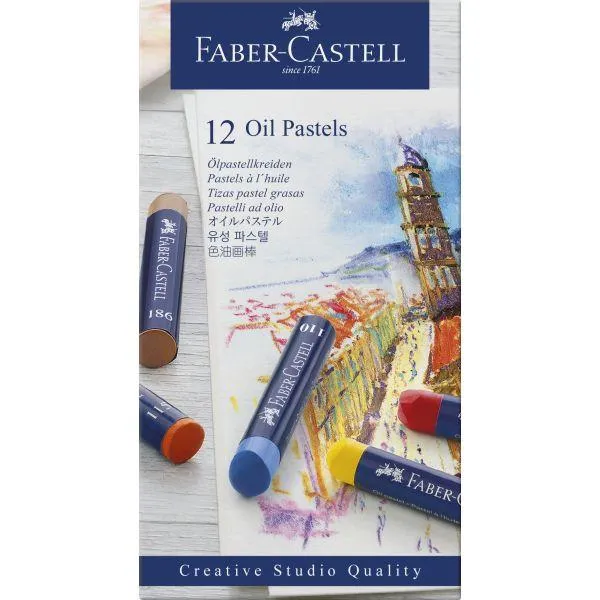 Faber-Castell - Goldfaber Oil Pastels Set Of 12