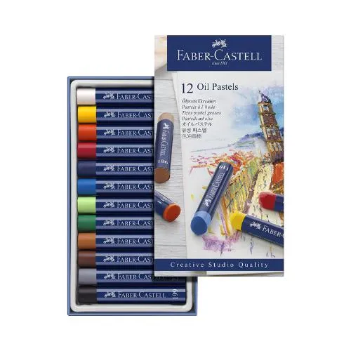 Faber-Castell - Goldfaber Oil Pastels Set Of 12