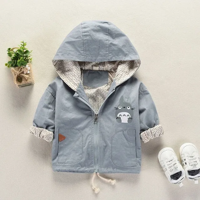 fashion baby boy clothes Totoro cartoon jacket