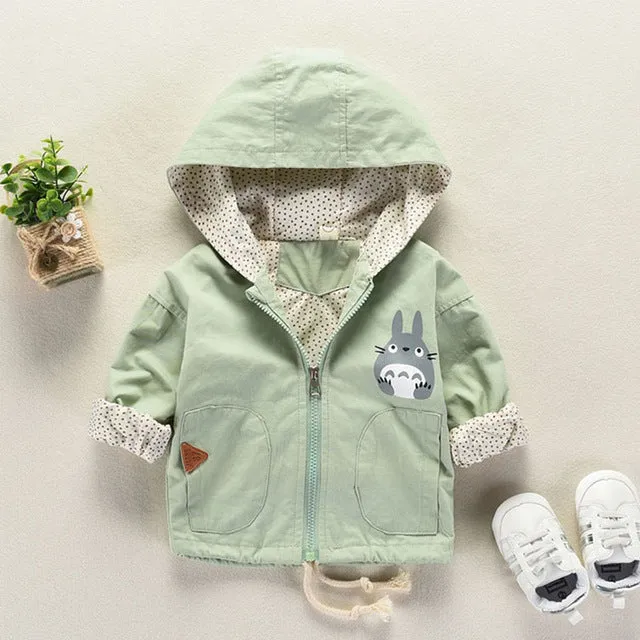 fashion baby boy clothes Totoro cartoon jacket