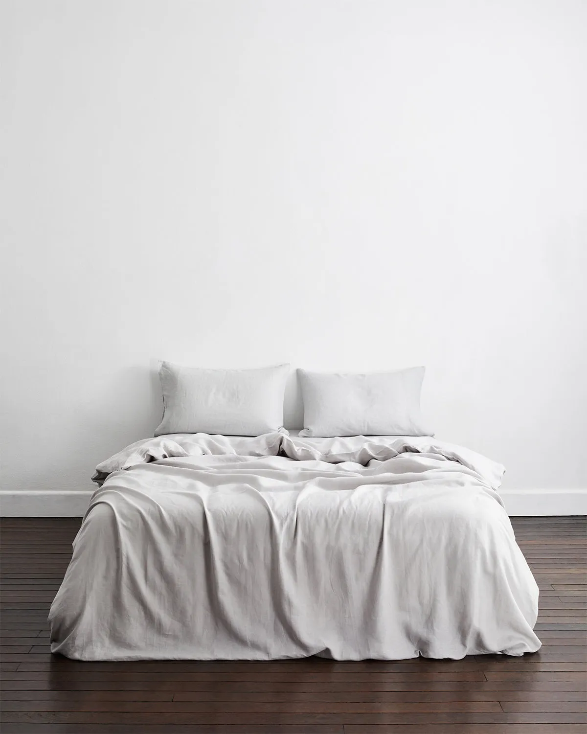 Fog 100% French Flax Linen Bedding Set