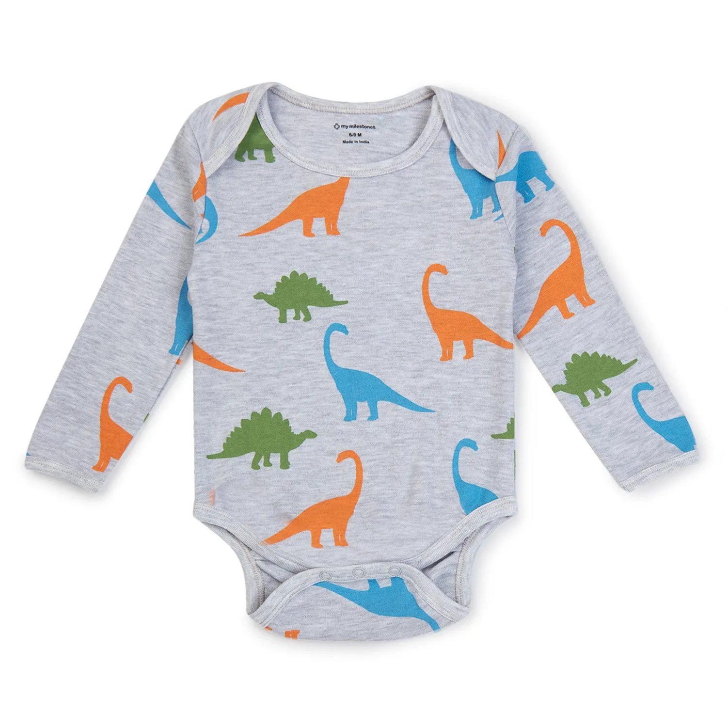 Full Sleeves Bodysuit - Boys - Dino Print