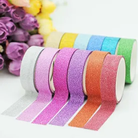 Glitter tape rolls Decorative Craft Tape 10 rolls