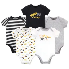 Hudson Baby Cotton Bodysuits, Construction