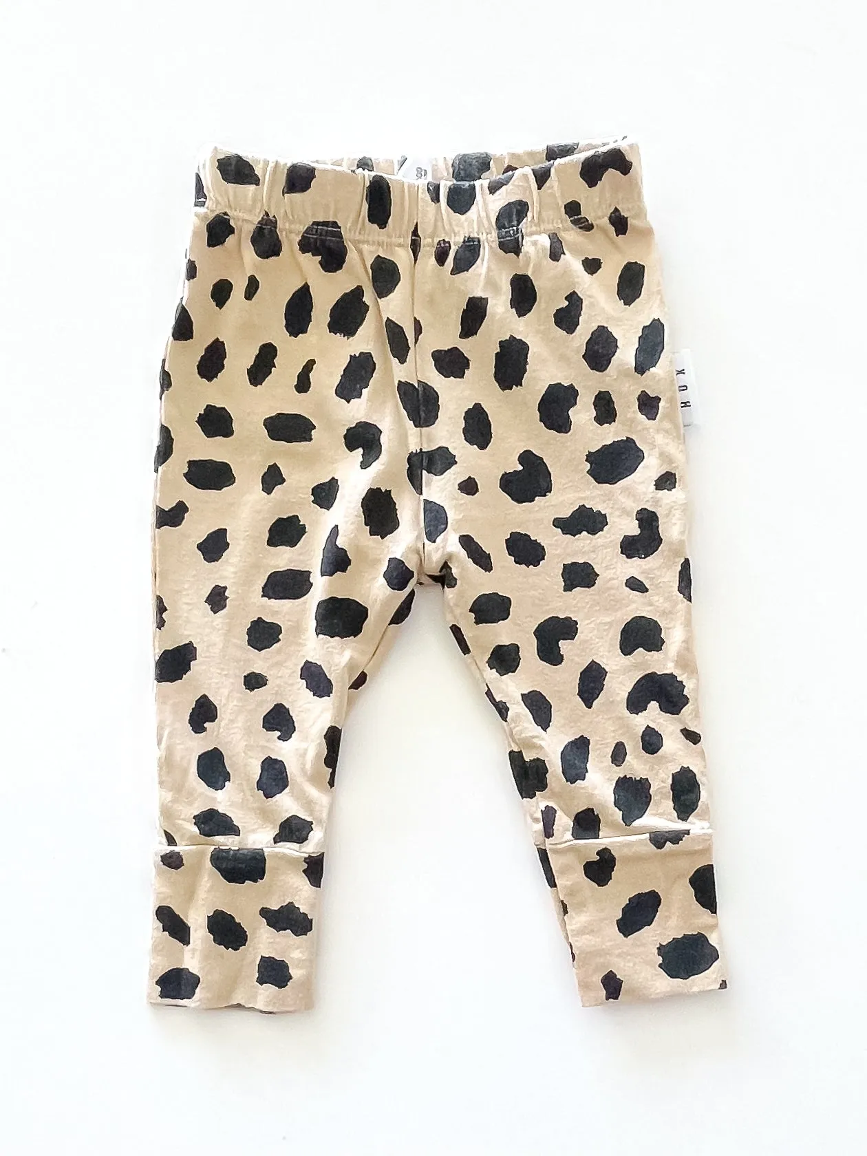 Hux organic leopard leggings (0-3m)