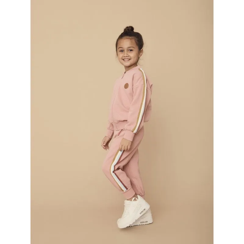 Huxbaby Dusty Rose Retro Track Jacket