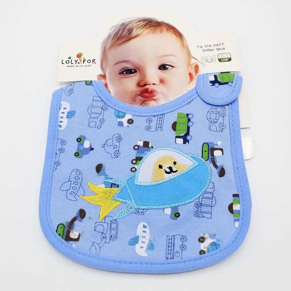 Imported 100% Cotton Waterproof Baby Bib