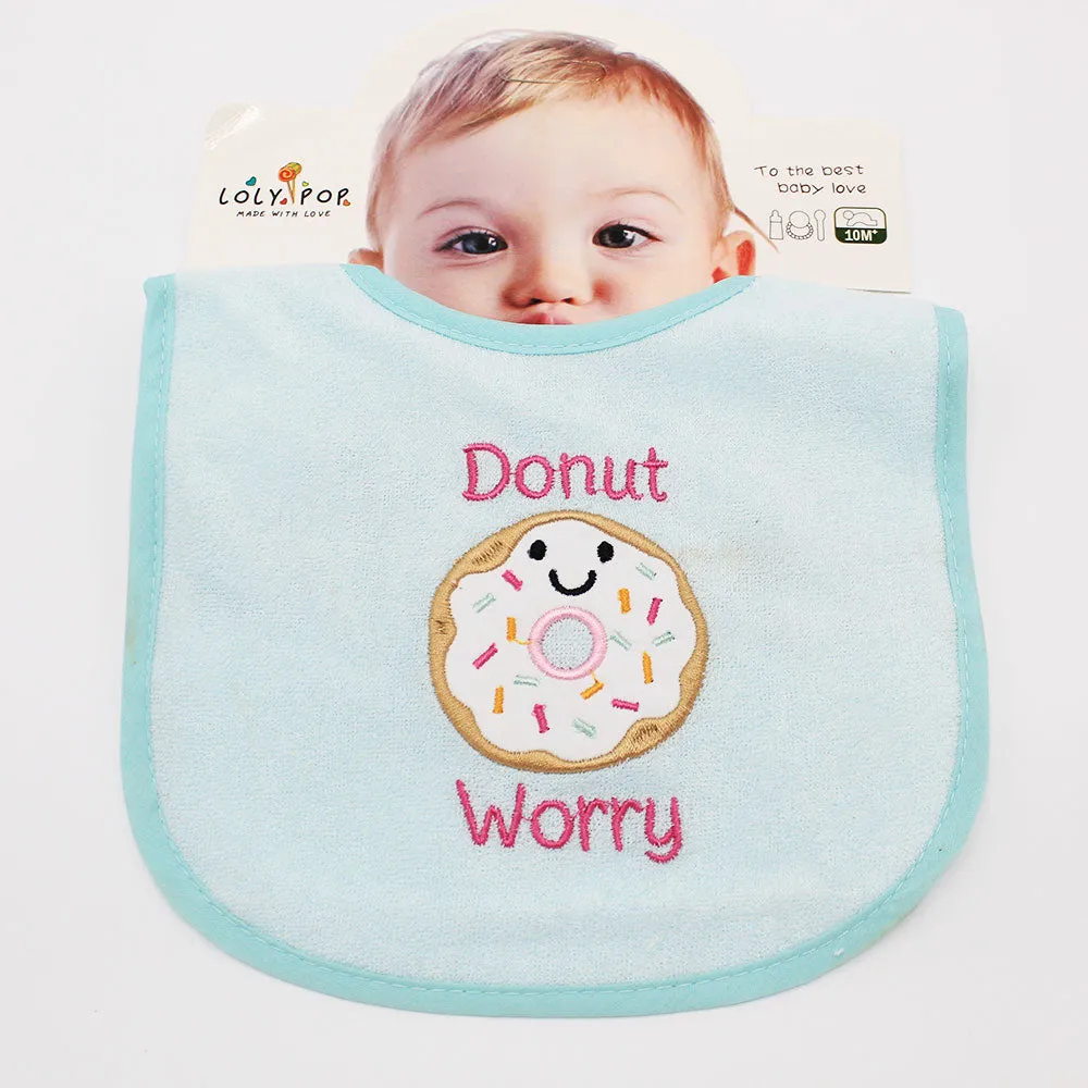 Imported 100% Cotton Waterproof Baby Bib